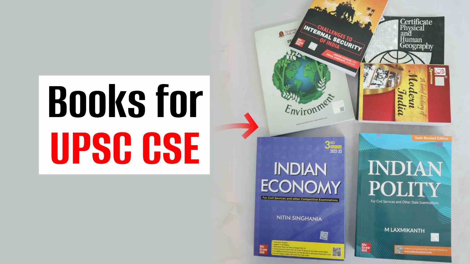 Standard Books for UPSC Civil Services Exam