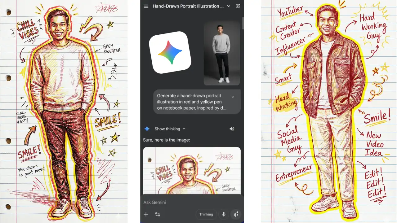 Hand Drawn Pen Sketch AI Image Prompt